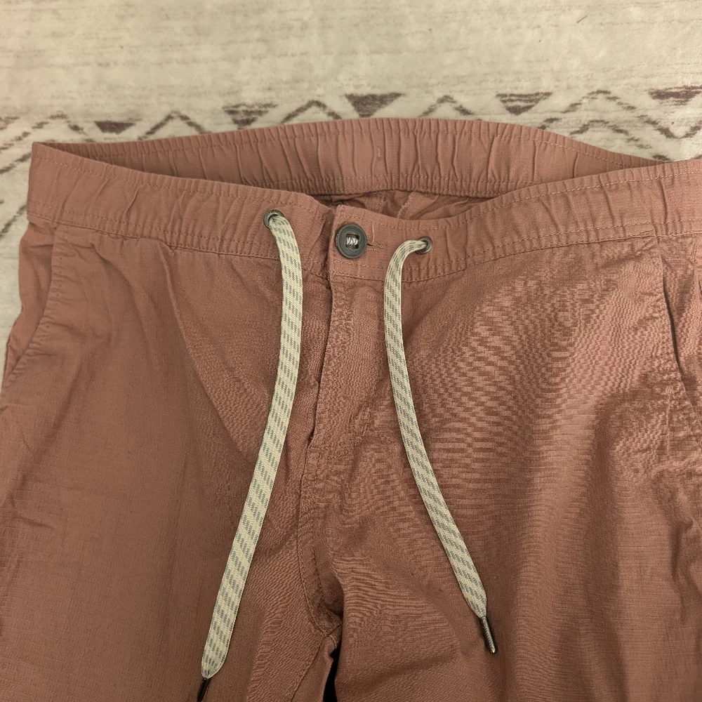 Vuori Red and Pink Jogger Track Pants Relaxed Fit - Picture 6 of 6
